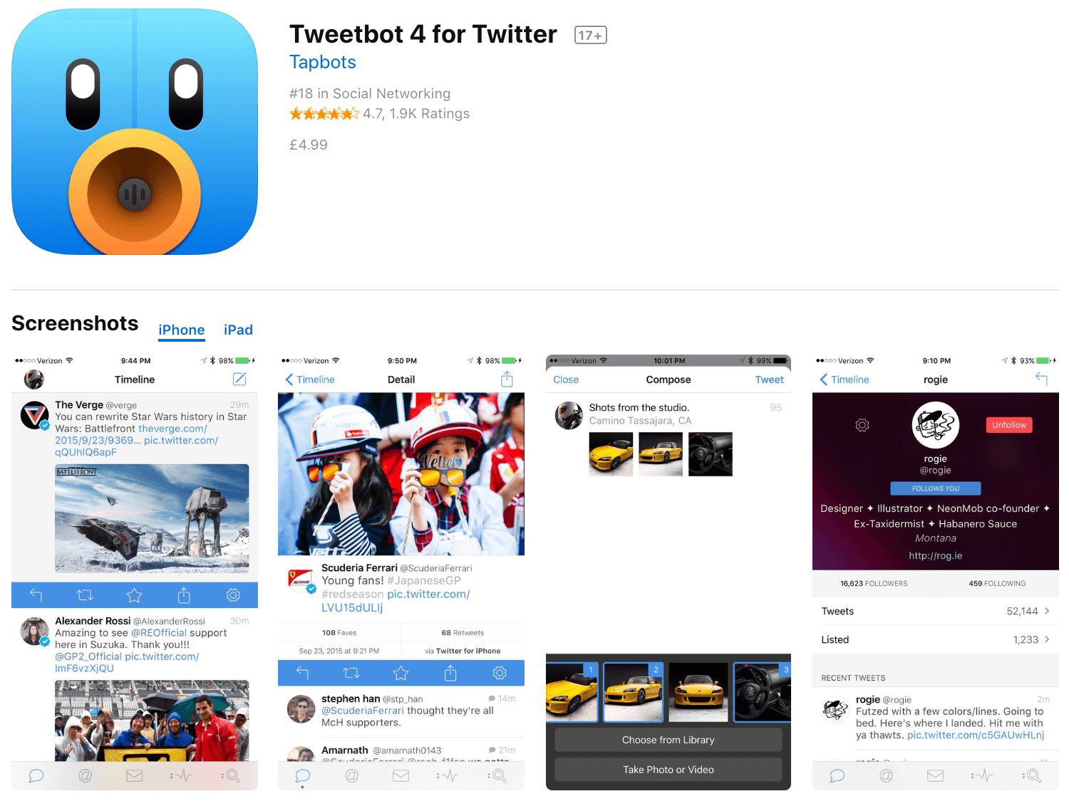 营销应用Tweetbot