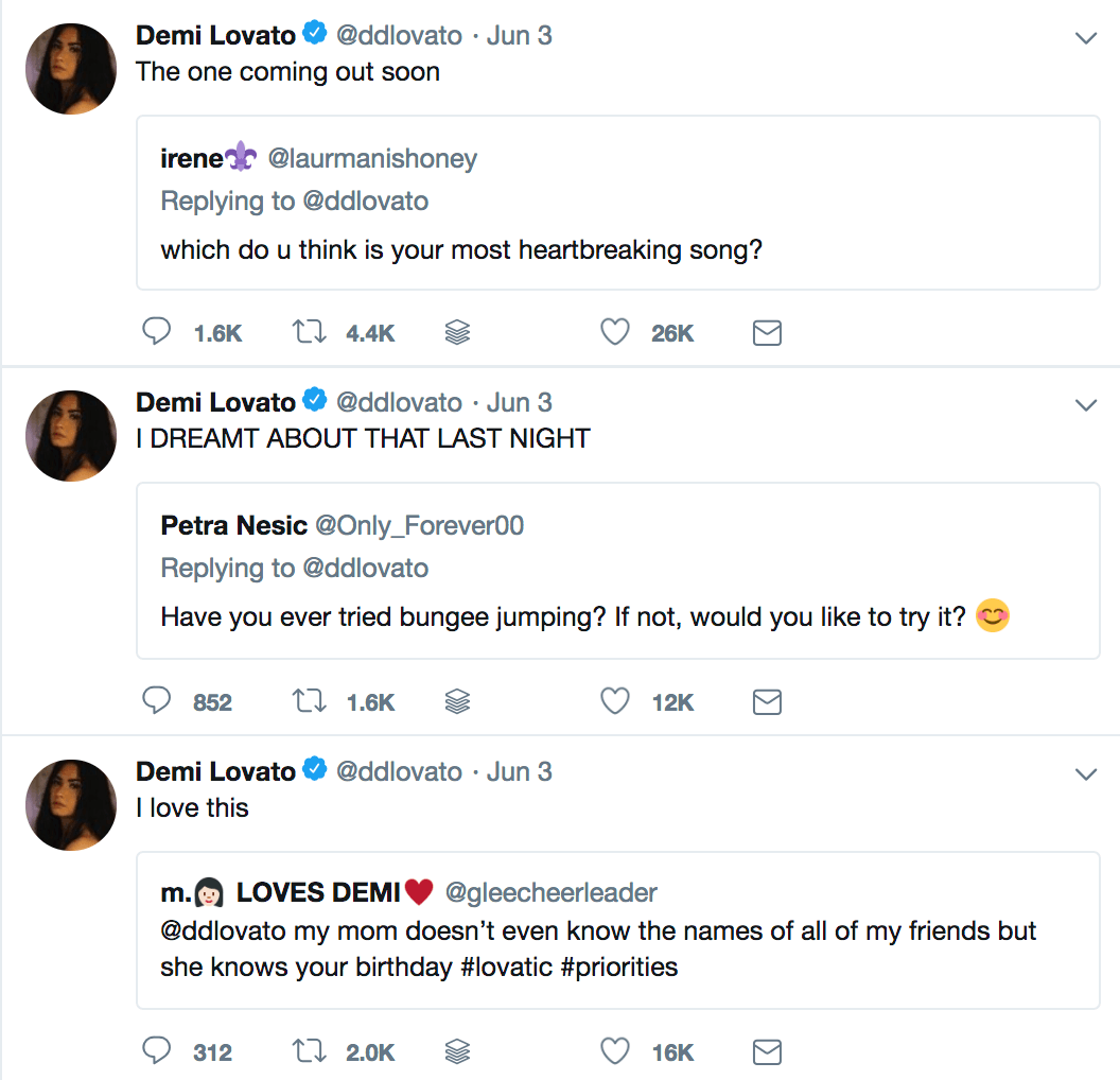 Demi Lovato Twitter