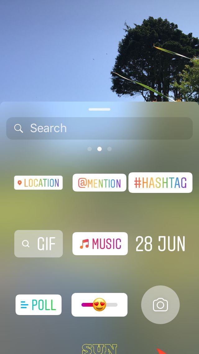 Instagram故事贴纸