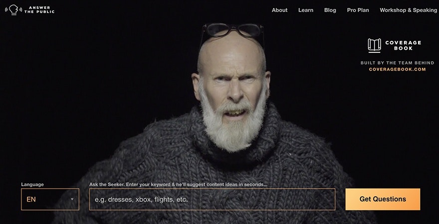 回答公众-免费的搜索引擎优化工具