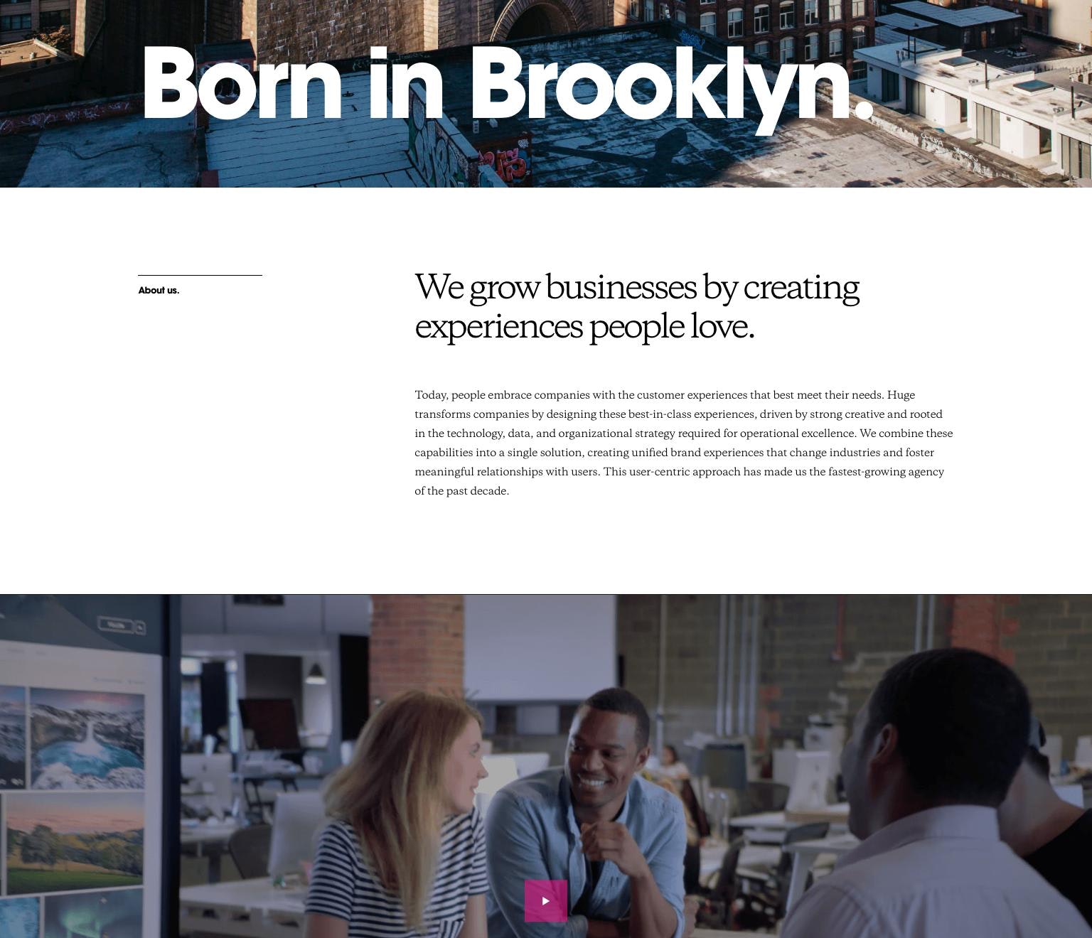 巨公司关于我们页面模板