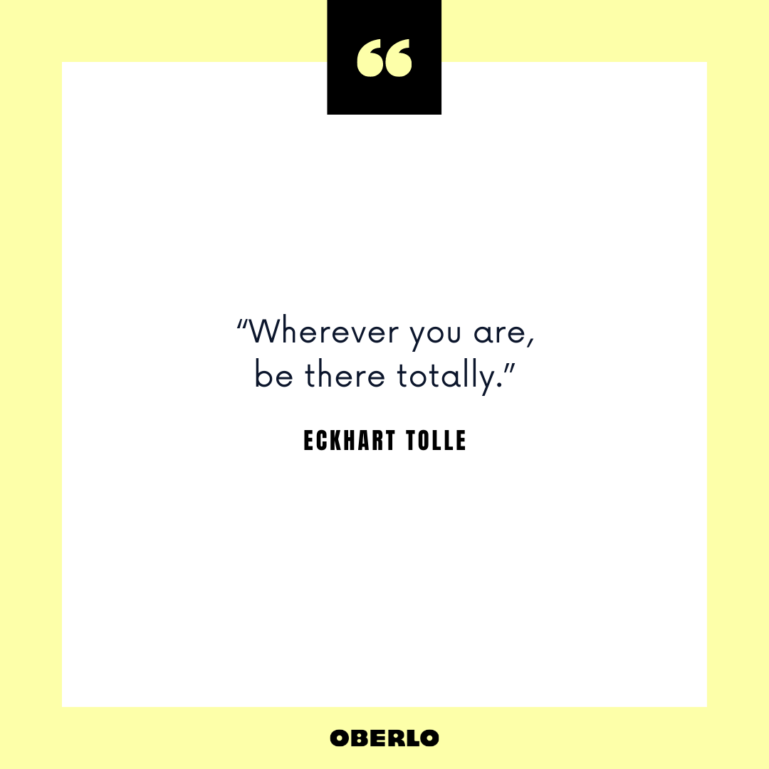 如何更享受生活:引用埃克哈特·托尔的话