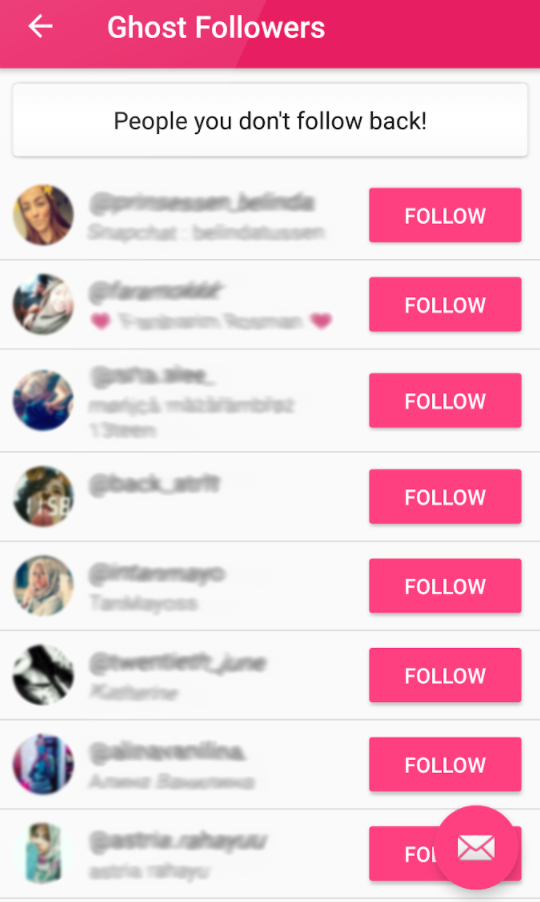 Instagram追随者追踪器android