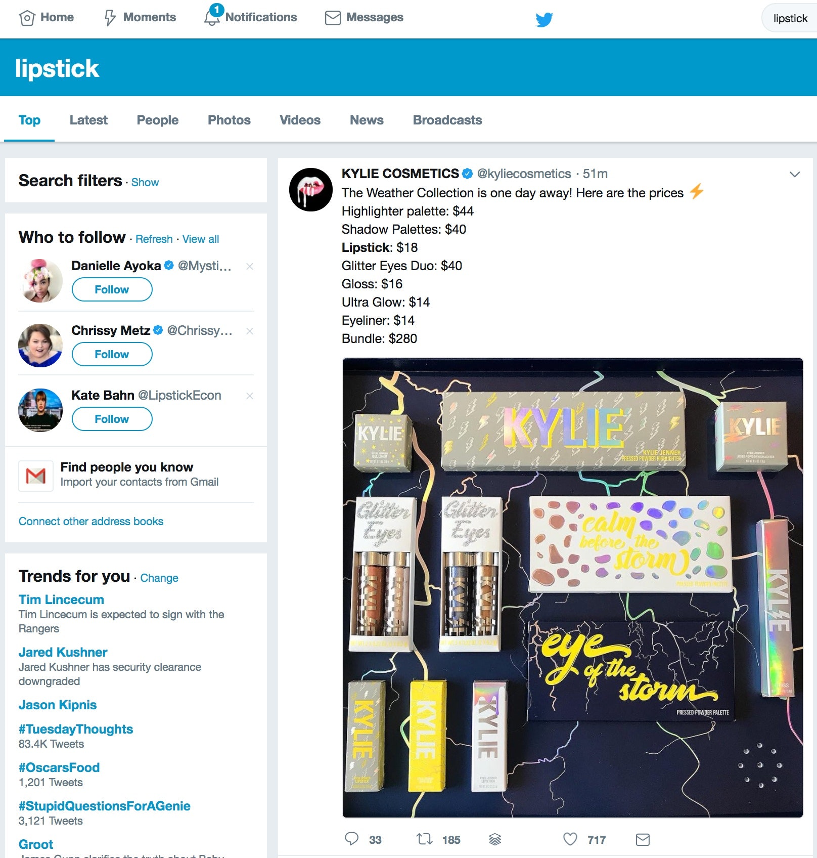 Twitter病毒式营销的例子