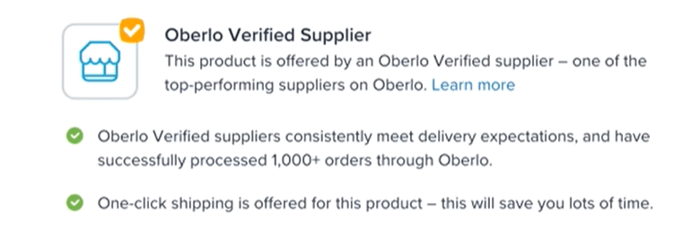 与oberlo认证的供应商合作的优势
