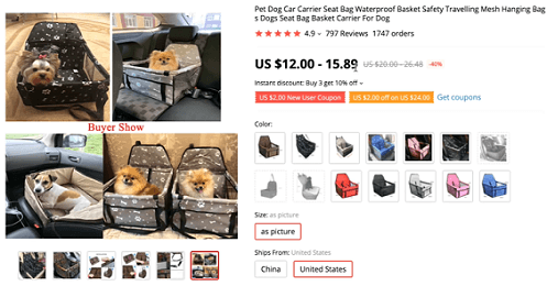 当你在Facebook广告中出售狗狗车时，要针对特定的品种