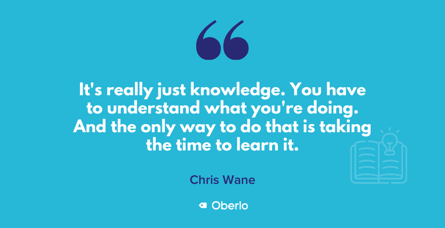 Chris on taking the time to learn