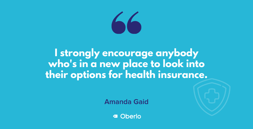 阿曼达谈到了健康保险的重要性