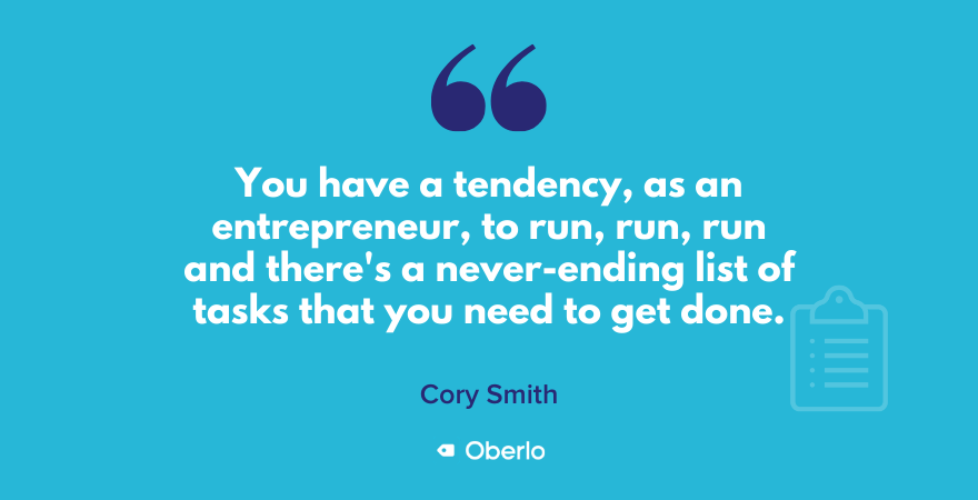 Cory Smith quote on serial entrepreneurs