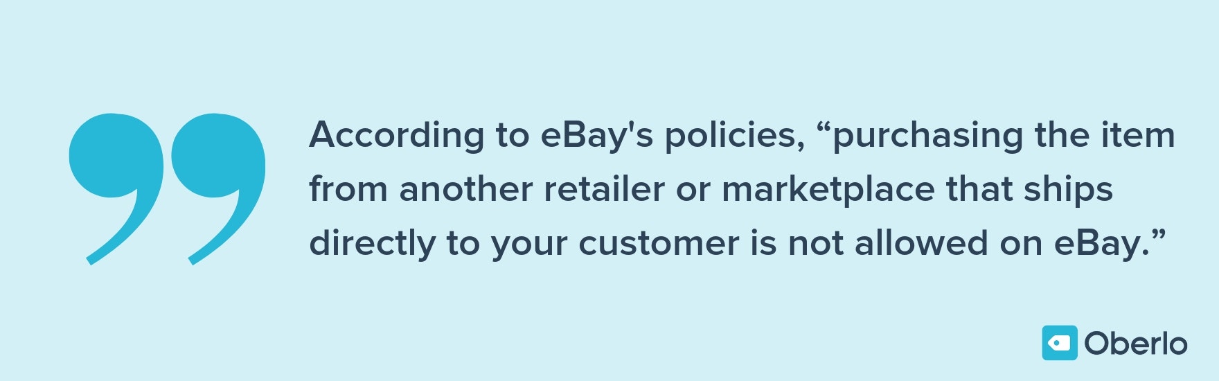 ebay dropshipping政策