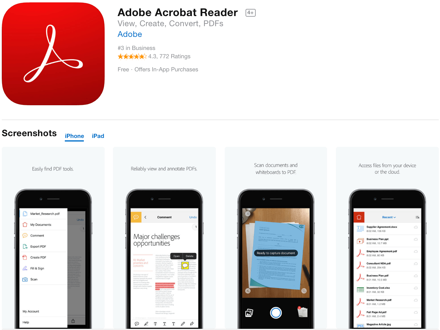 营销应用Adobe acrobatreader