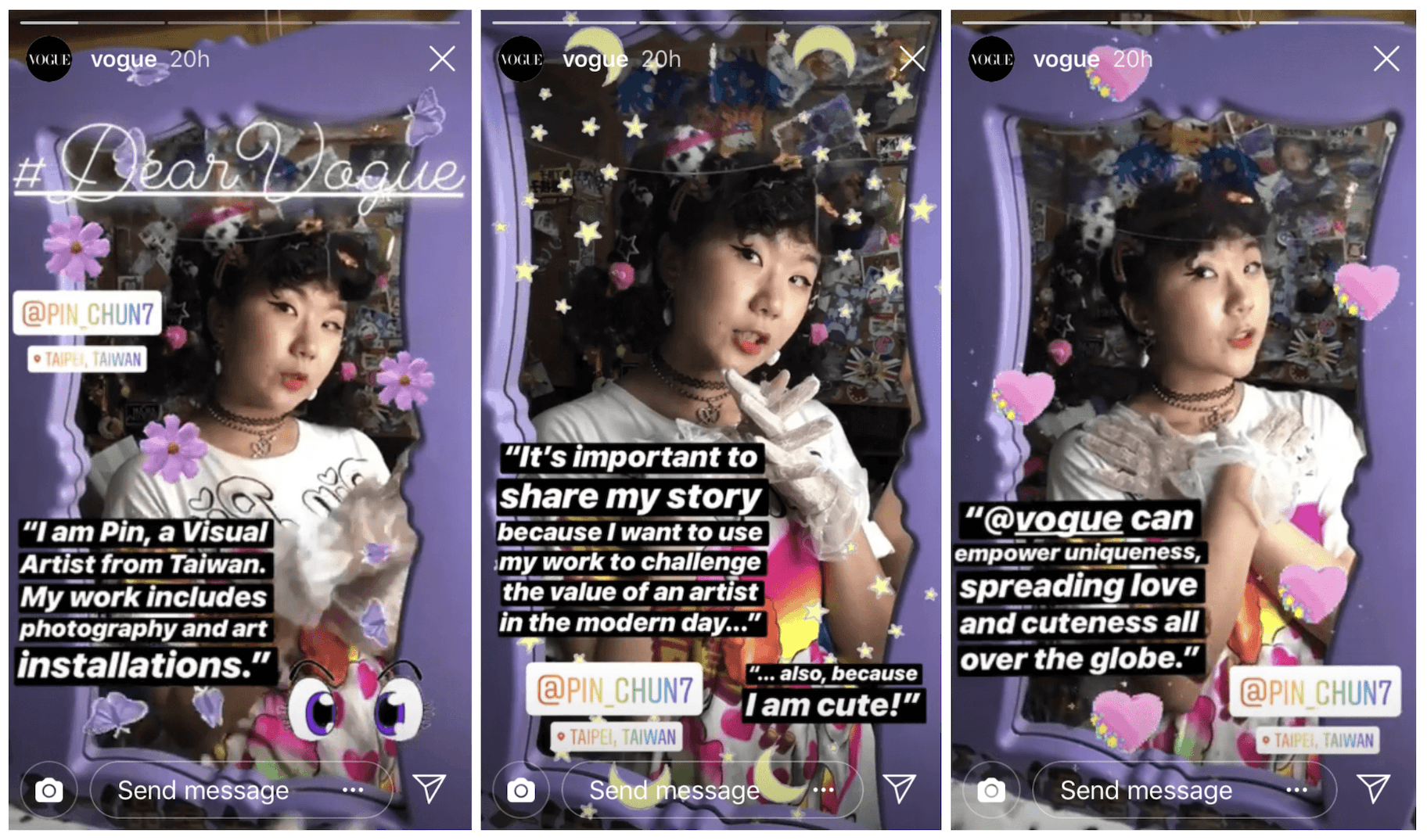 亲爱的Vogue Instagram故事