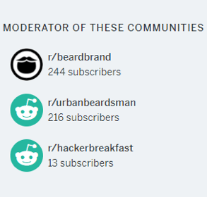 Beardbrand reddit社区