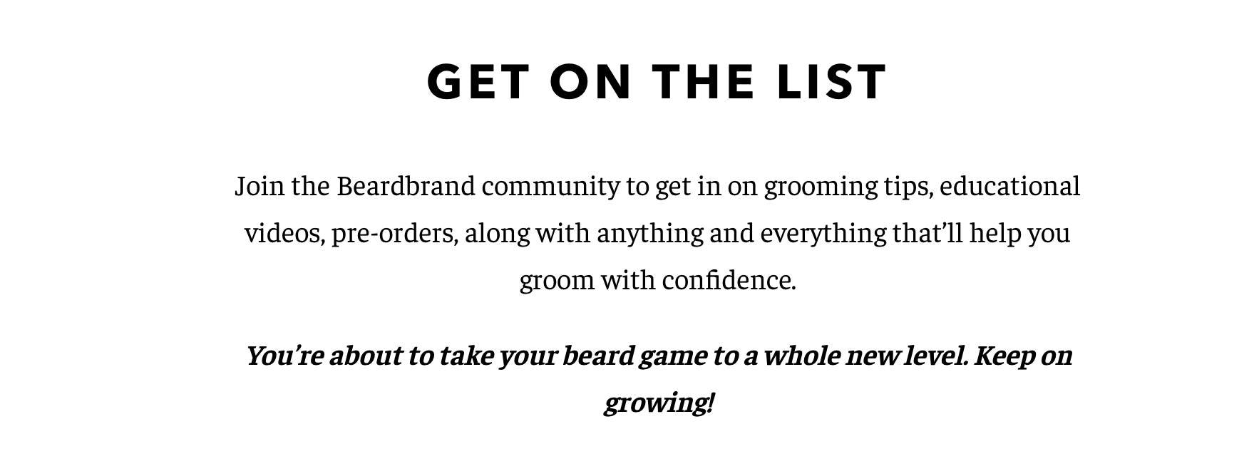 Beardbrand品牌战略