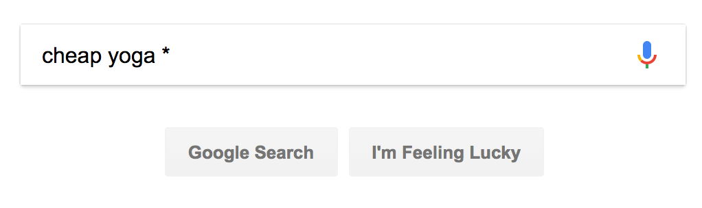 谷歌搜索缺字