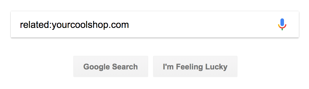 谷歌中的相关搜索