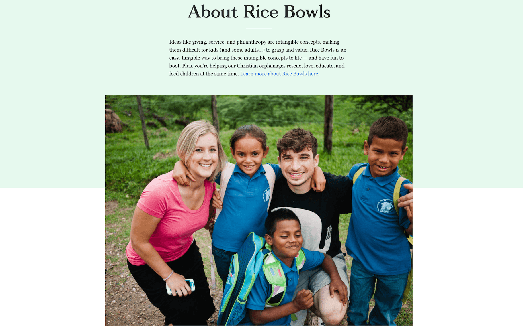 Ugmonk和Rice bowl的慈善工作