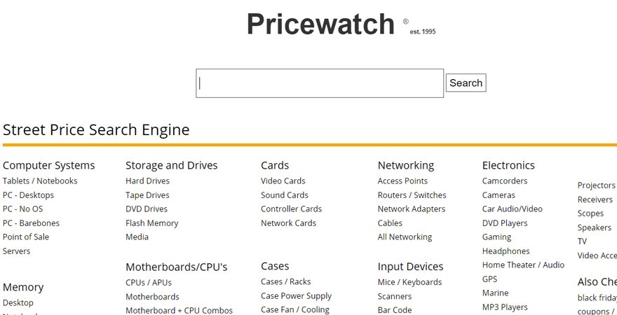 价格比较网站- PriceWatch