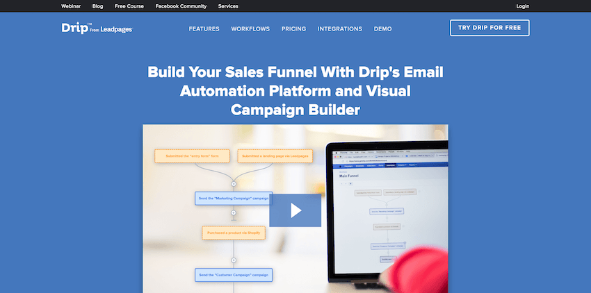 电子邮件营销平台:Drip