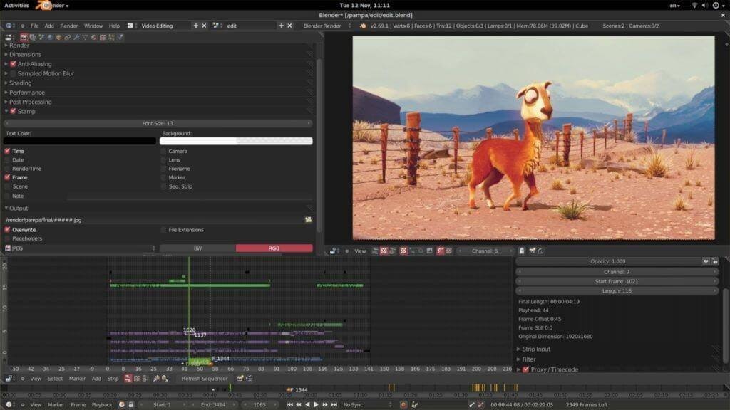 Blender视频编辑软件