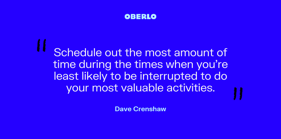 Dave Crenshaw讲时间管理