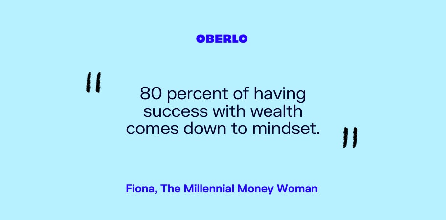 菲奥娜，千禧一代的金钱女谈论金钱的心态