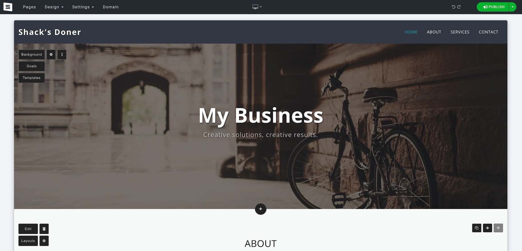 为小型企业建立简单的网站:Site123